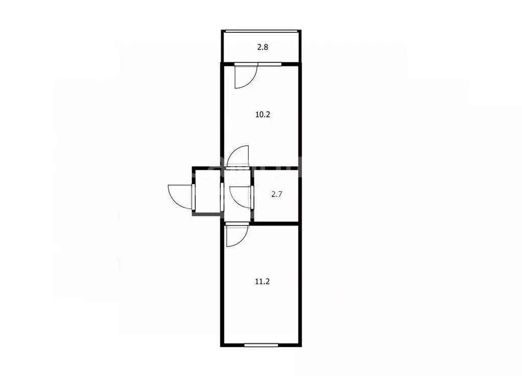 1-к кв. Санкт-Петербург дор. Муринская, 10к1 (29.3 м) - Фото 2