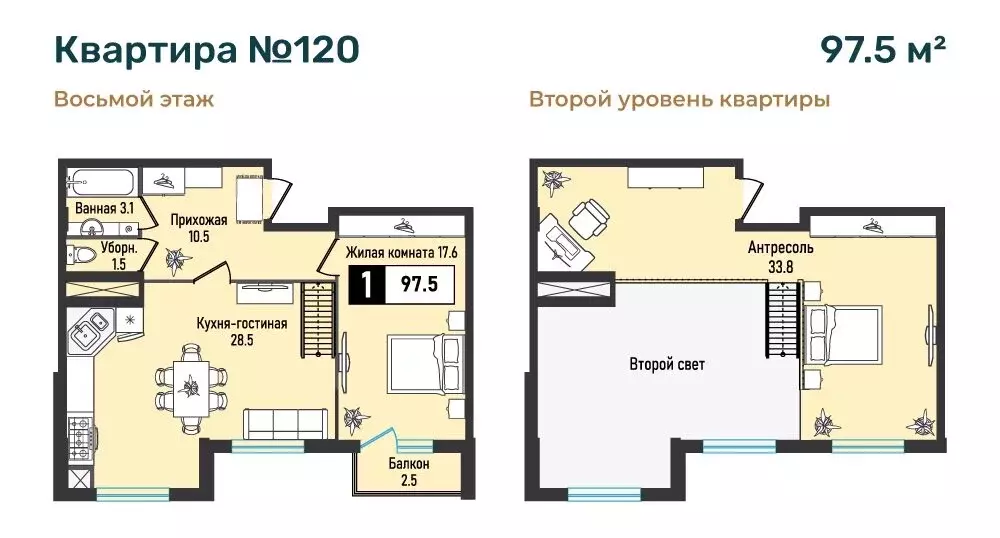 1-комнатная квартира: посёлок Иноземцево, улица Рядового Панченко, ... - Фото 0