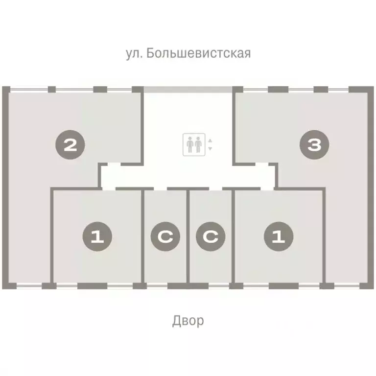 Студия Новосибирская область, Новосибирск Европейский Берег мкр,  ... - Фото 1