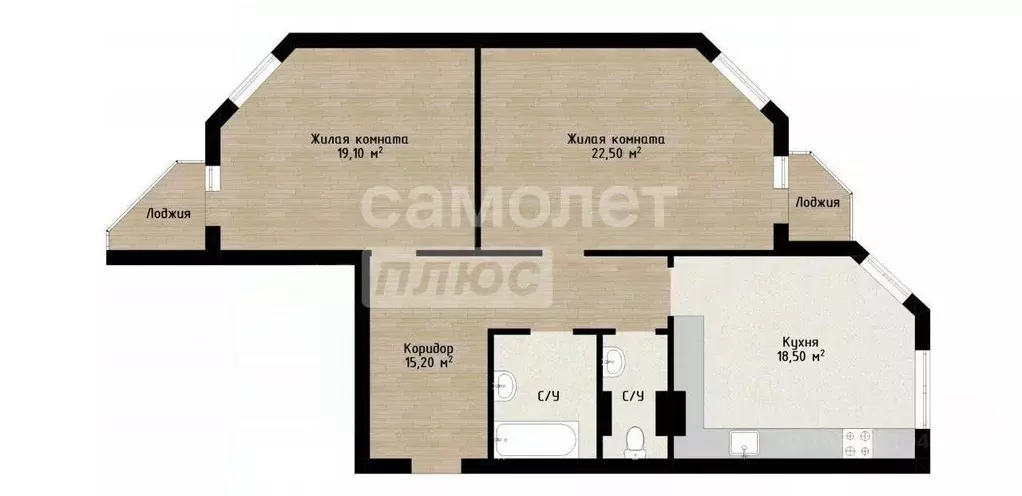 2-к кв. Липецкая область, Липецк Первомайская ул., 37 (101.4 м) - Фото 2