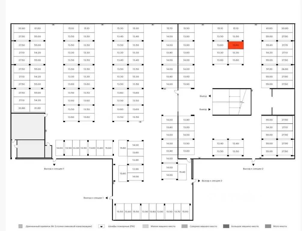 Гараж в Москва бул. Чкаловский, 9к2 (14 м) - Фото 1
