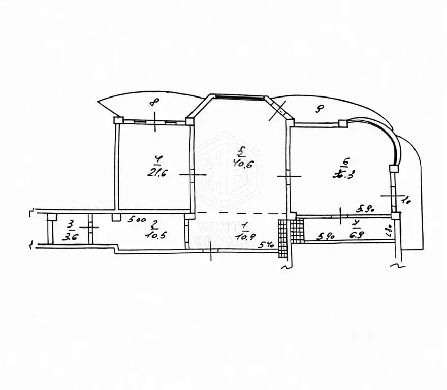 3-к кв. Крым, Алушта муниципальный округ, Партенит пгт ул. Победы, 1 ... - Фото 2