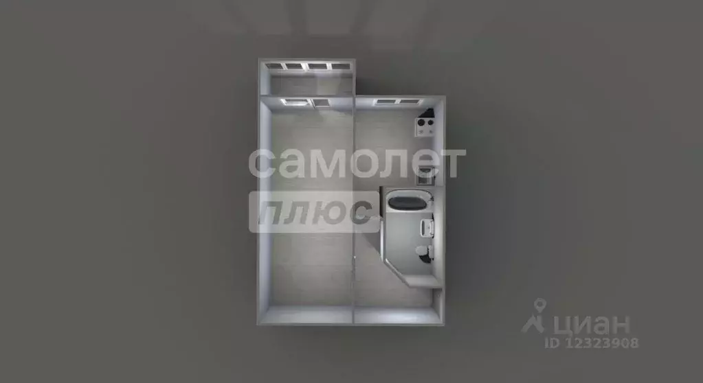 Квартира, 1 комната, 34 м - Фото 1