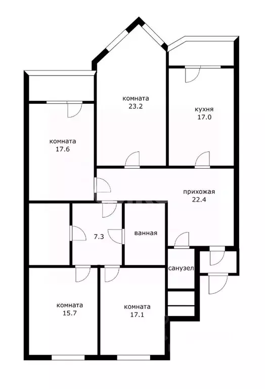 4-к кв. Москва 2-й Сыромятнический пер., 10 (142.0 м) - Фото 2