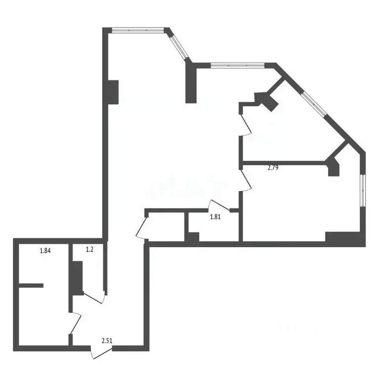 2-к кв. Севастополь ул. Александра Маринеско, 1Бк2 (62.2 м) - Фото 2