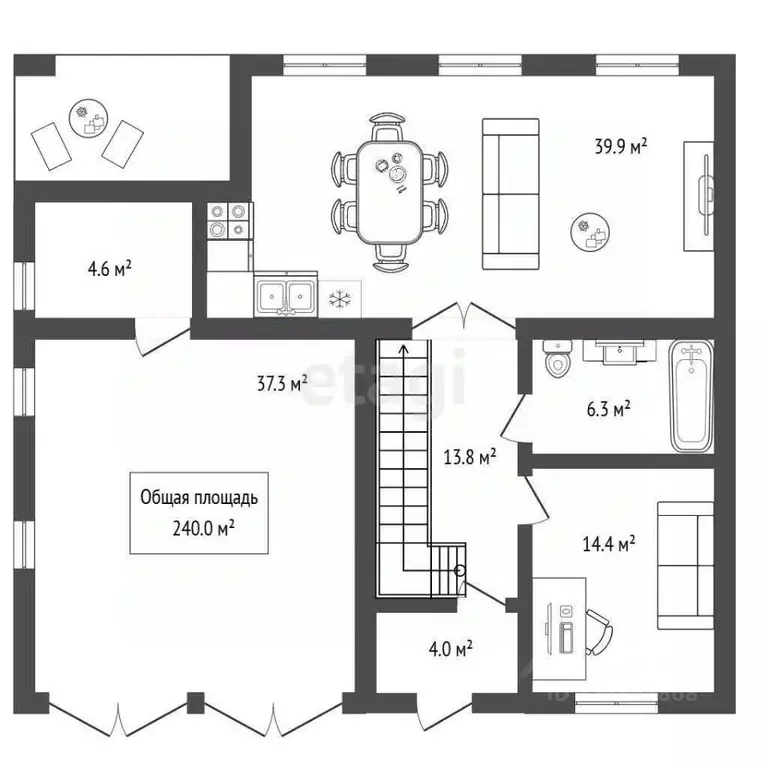 Дом в Новосибирская область, Новосибирский район, Барышевский ... - Фото 0