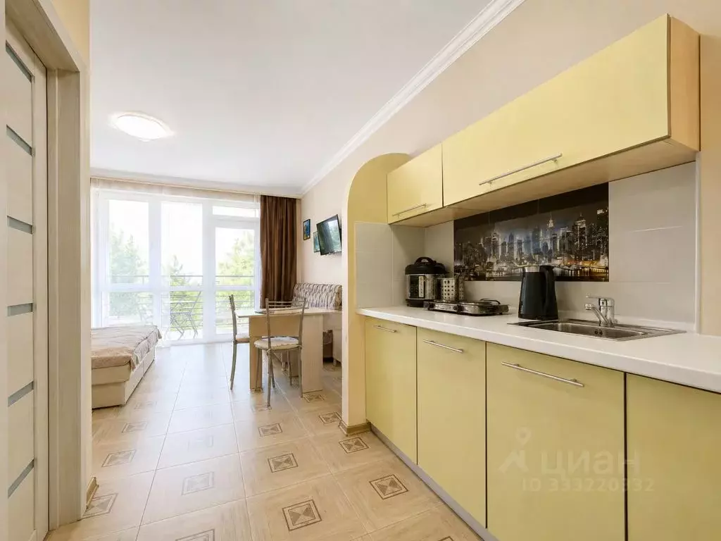 Студия Севастополь ш. Фиолентовское, 134к3 (32.0 м) - Фото 2
