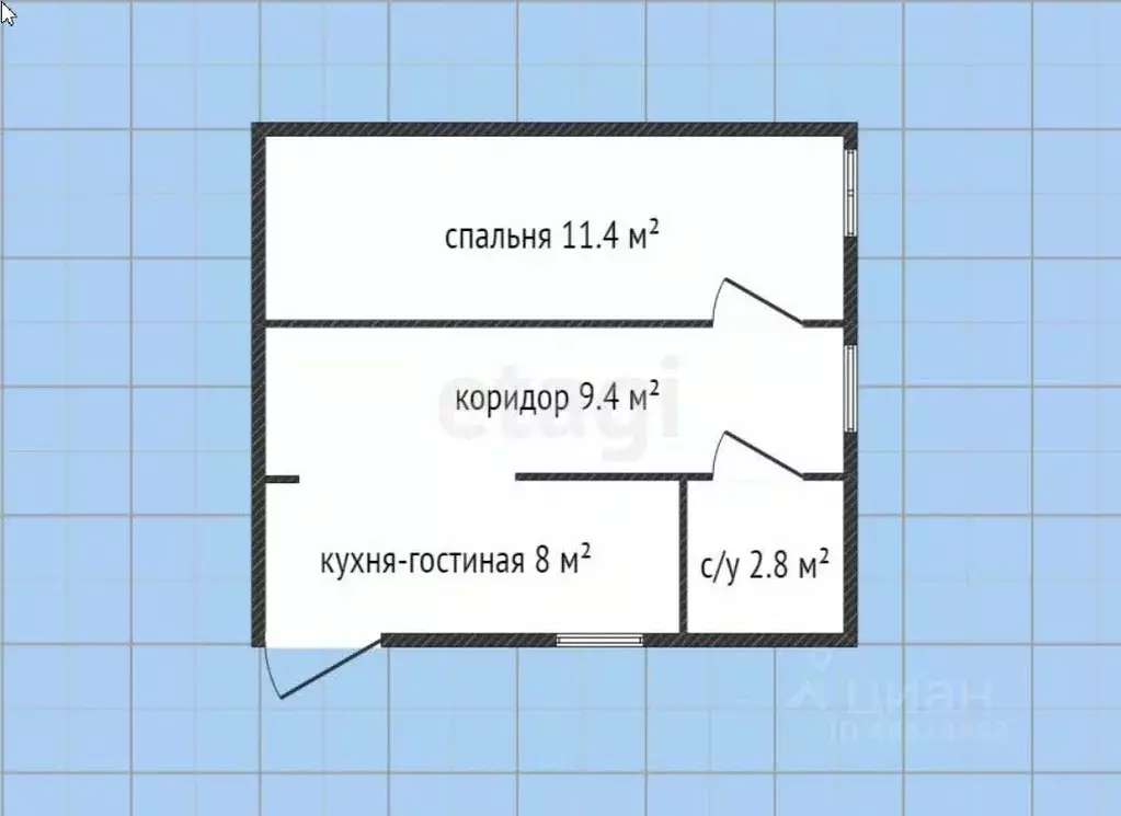 1-к кв. Краснодарский край, Геленджик Октябрьская ул., 4 (31.6 м) - Фото 1