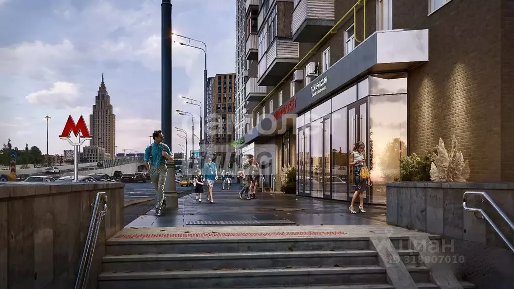 Торговая площадь в Москва Ленинградский просп., 33К3 (18 м) - Фото 0