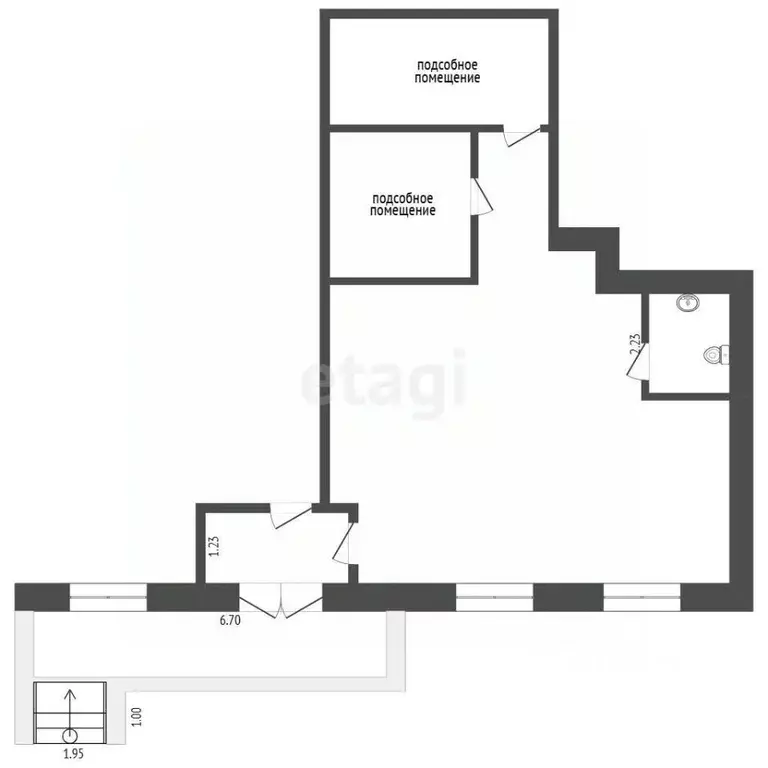 Офис в Тюменская область, Тюмень ул. Евгения Богдановича, 11/3 (57 м) - Фото 1