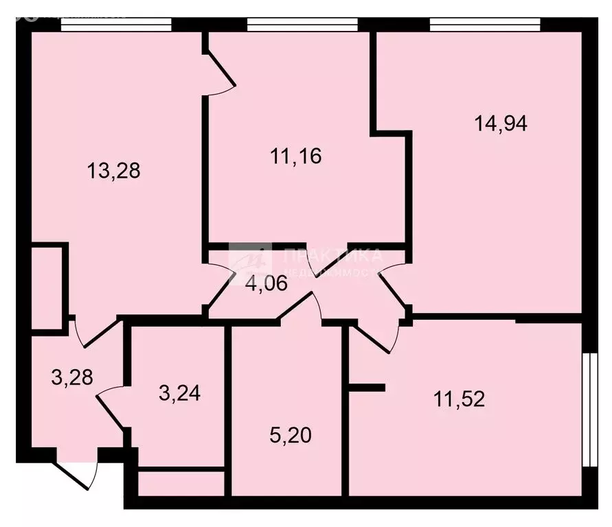 3-комнатная квартира: Москва, улица Ивана Франко, 6 (70 м) - Фото 0