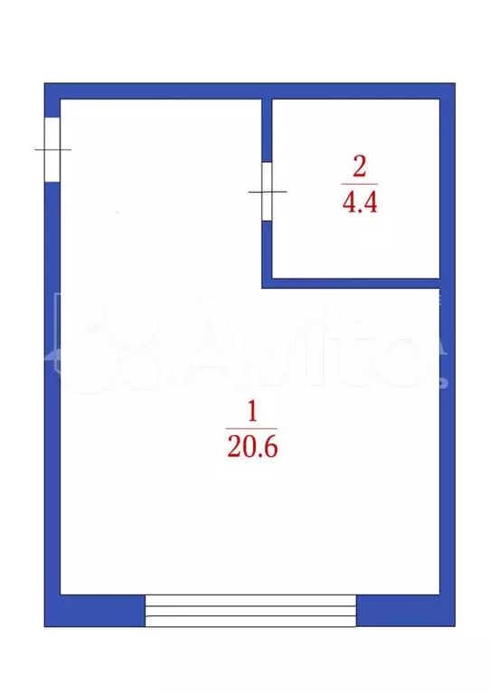 Квартира-студия, 25 м, 5/9 эт. - Фото 0