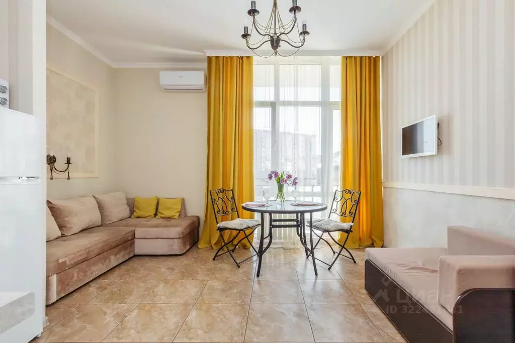 Студия Краснодарский край, Сочи Мамайка мкр, ул. Волжская, 77 (26.0 м) - Фото 2