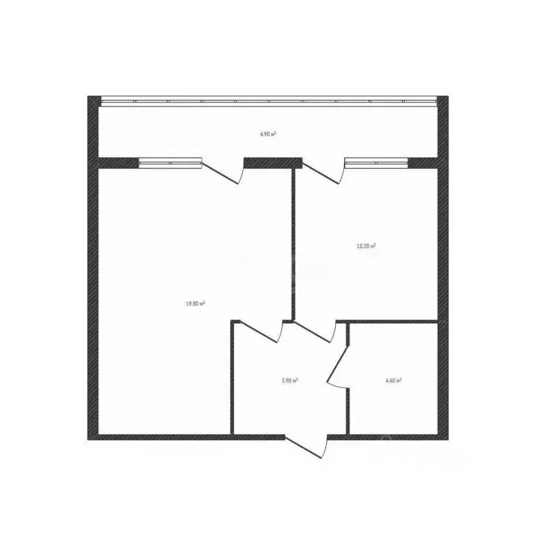 1-к кв. Брянская область, Брянск Степная ул., 12 (40.6 м) - Фото 0