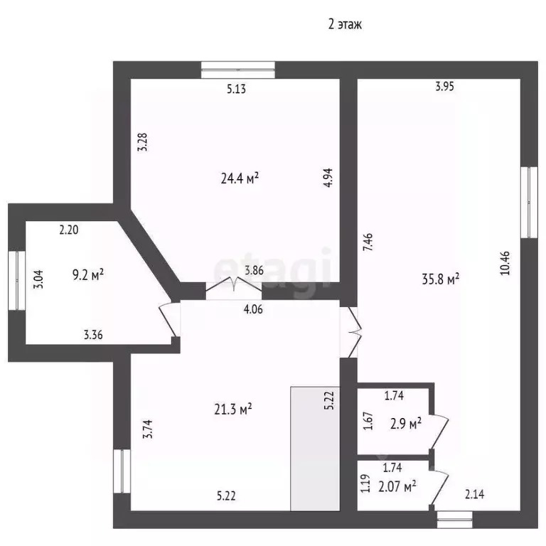 Дом в Тюменская область, Тюменский муниципальный округ, д. Якуши ул. ... - Фото 2