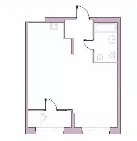 1-к кв. Пензенская область, Пенза Революционная ул., 34 (48.4 м) - Фото 1