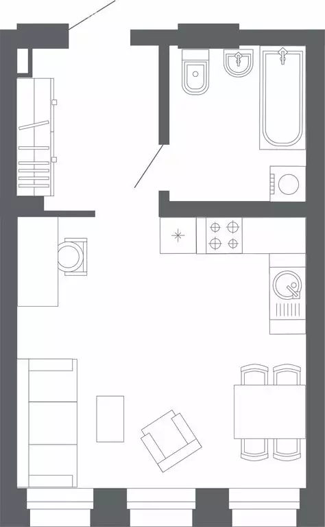 1-комнатная квартира: Екатеринбург, улица Мира, 47/7 (31.3 м) - Фото 0