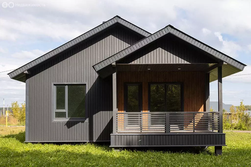 Дом в Завьяловский район, починок Мирный, Грибная улица, 3 (87 м) - Фото 1