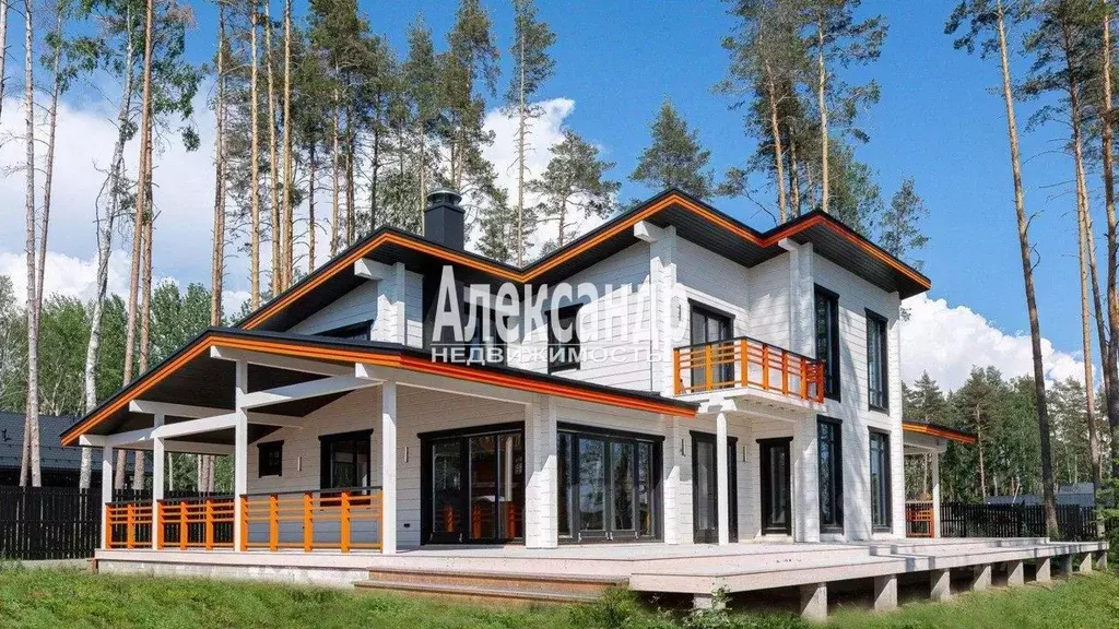 Коттедж в Ленинградская область, Выборгский район, Полянское с/пос, ... - Фото 1