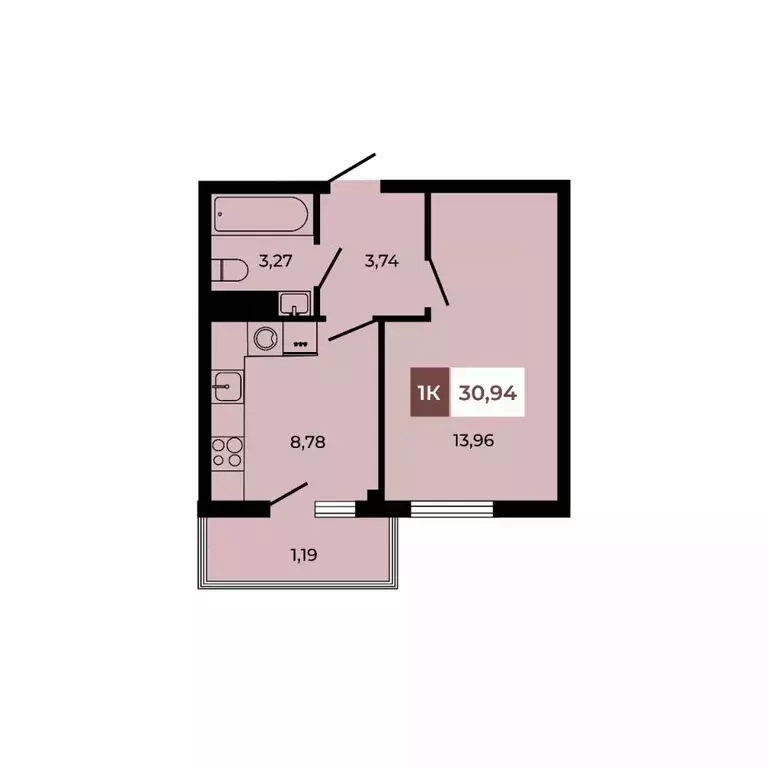 1-к кв. Ростовская область, Аксайский район, Щепкинское с/пос, пос. ... - Фото 1