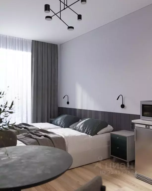 Студия Московская область, Одинцово ул. Чистяковой, 8к2 (22.58 м) - Фото 1