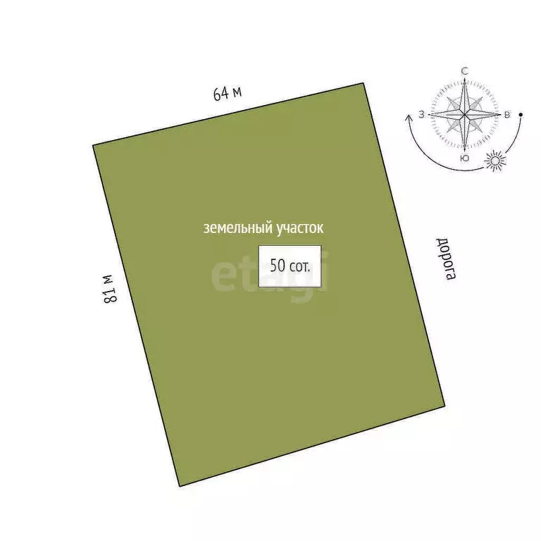 Участок в Калужская область, Дзержинский муниципальный округ, ... - Фото 1