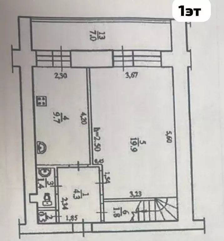 3-к кв. Башкортостан, Уфа ул. Ферина, 9 (78.0 м) - Фото 0