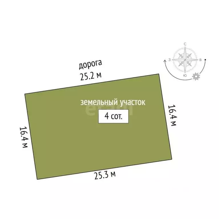 Участок в Севастополь с. Полюшко, ул. Юрия Линкина (4.0 сот.) - Фото 2