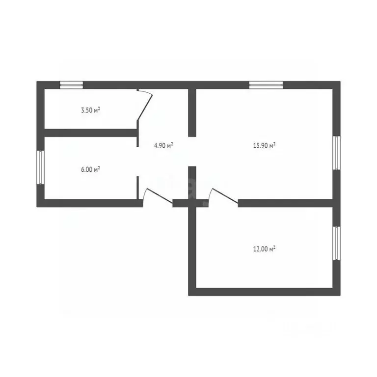 2-к кв. Брянская область, Фокино ул. Ленина, 5 (42.4 м) - Фото 2