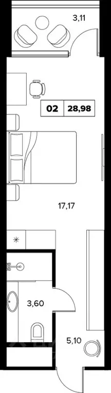 1-к кв. Краснодарский край, Сочи Культурное Уч-Дере мкр, ул. Семашко, ... - Фото 1