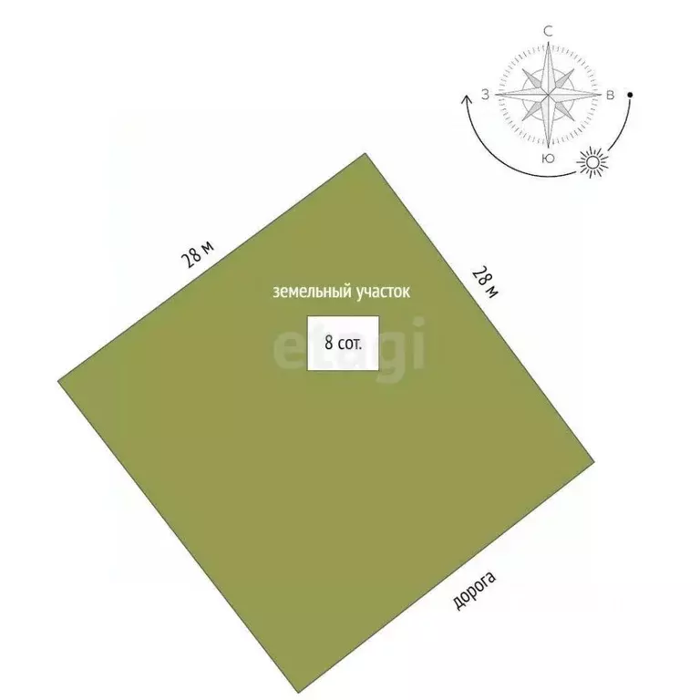 Участок в Татарстан, Тукаевский район, с. Калмия  (8.0 сот.) - Фото 2