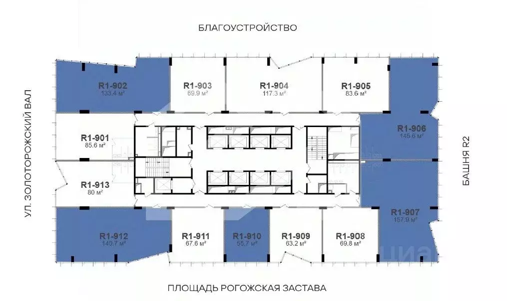 Офис в Москва ул. Золоторожский Вал, 11С1 (141 м) - Фото 2