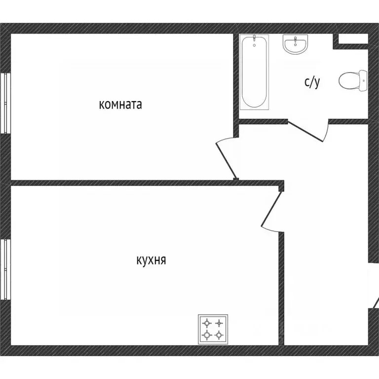 1-к кв. Ставропольский край, Ставрополь ул. Михаила Морозова, 3а (31.0 ... - Фото 2