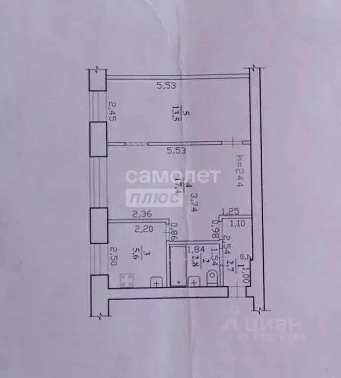 2-к кв. Забайкальский край, Чита ул. Энтузиастов, 8 (42.0 м) - Фото 2