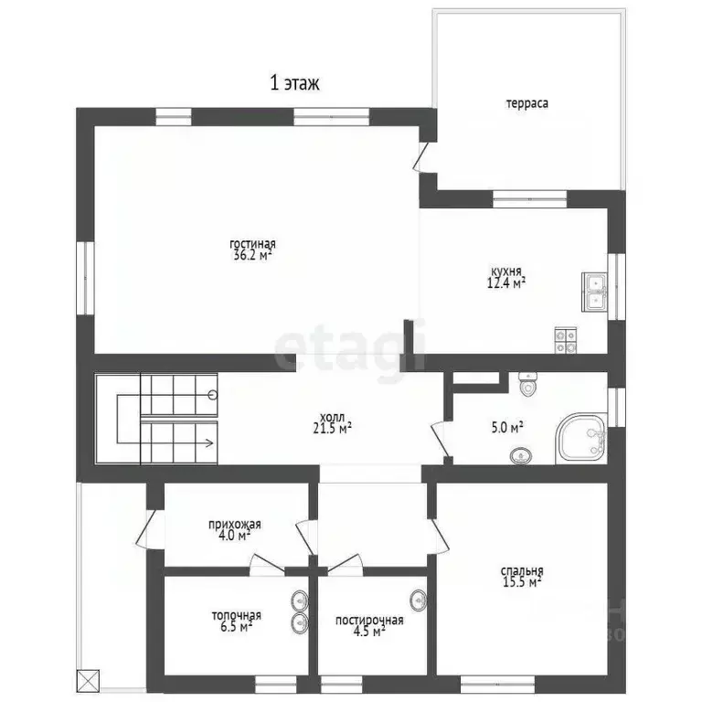 Дом в Мордовия, Лямбирский район, с. Атемар ул. Кучугурная, 17 (220 м) - Фото 2