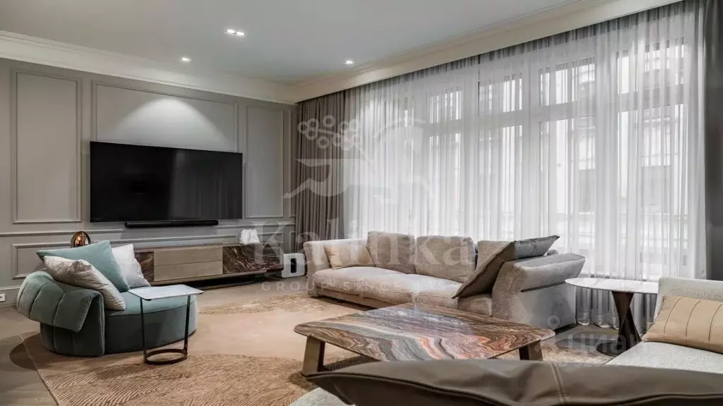 3-к кв. Москва Малая Бронная ул., 15Б (137.1 м) - Фото 2