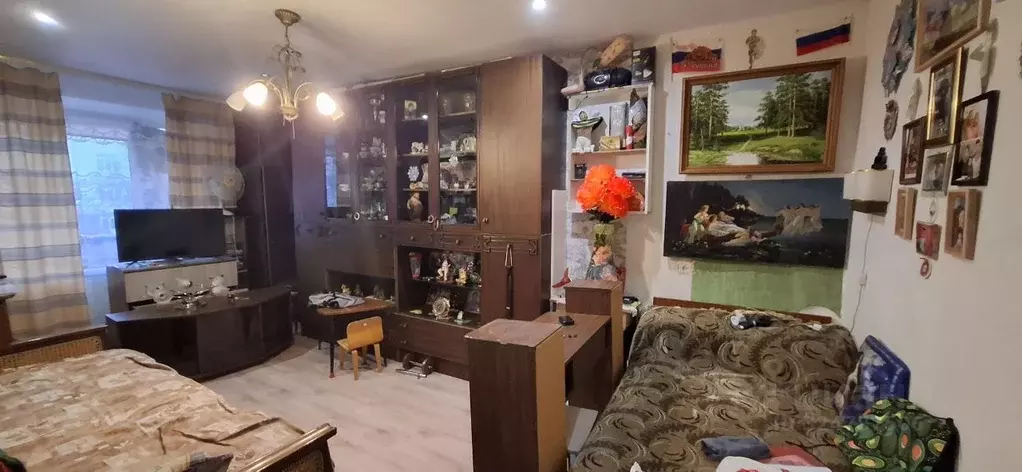 1-к кв. Нижегородская область, Бор 2-й мкр, ул. 2-й Микрорайон, 5 ... - Фото 1