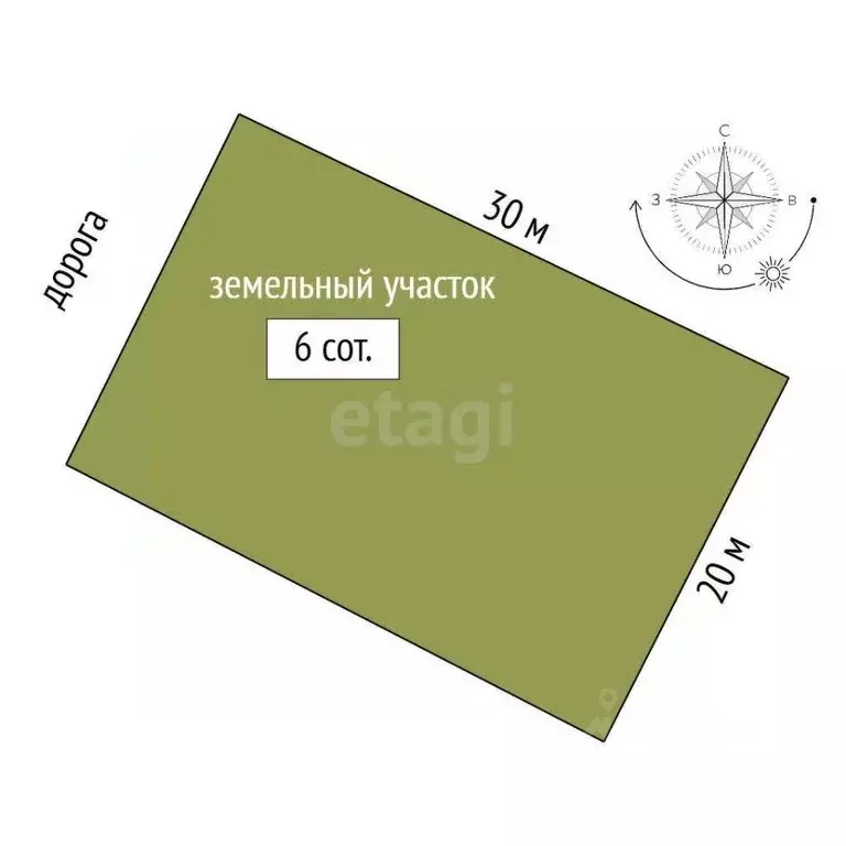 Участок в Крым, Симферопольский район, с. Мирное  (6.0 сот.) - Фото 1