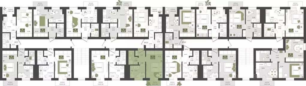 1-к кв. Калининградская область, Гурьевск  (23.93 м) - Фото 2