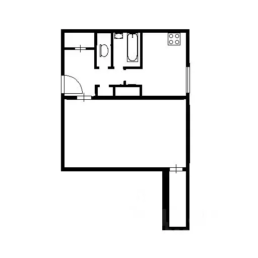 1-к кв. Санкт-Петербург ул. Бурцева, 24 (32.1 м) - Фото 1