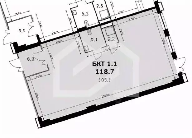 Помещение свободного назначения в Москва Сидней Сити жилой комплекс, ... - Фото 2