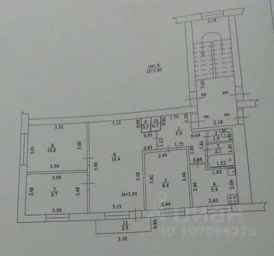 4-к кв. Краснодарский край, Темрюк ул. Ленина, 67 (61.0 м) - Фото 2