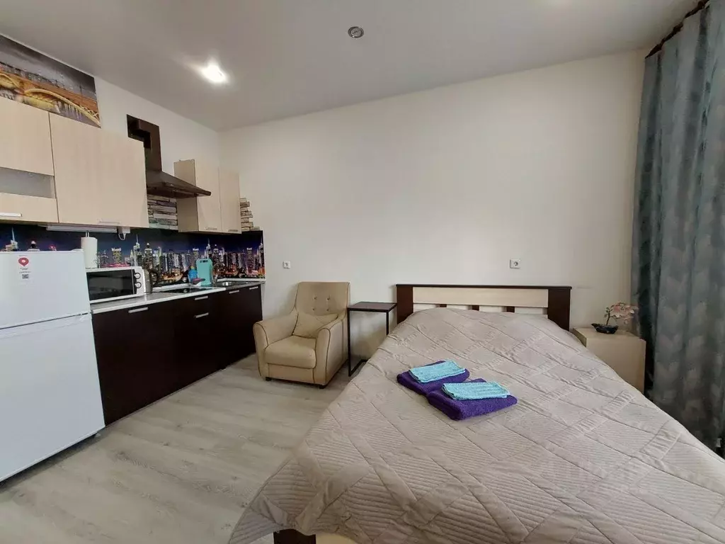 Студия Ленинградская область, Кингисепп ул. Воровского, 50к2 (30.0 м) - Фото 1