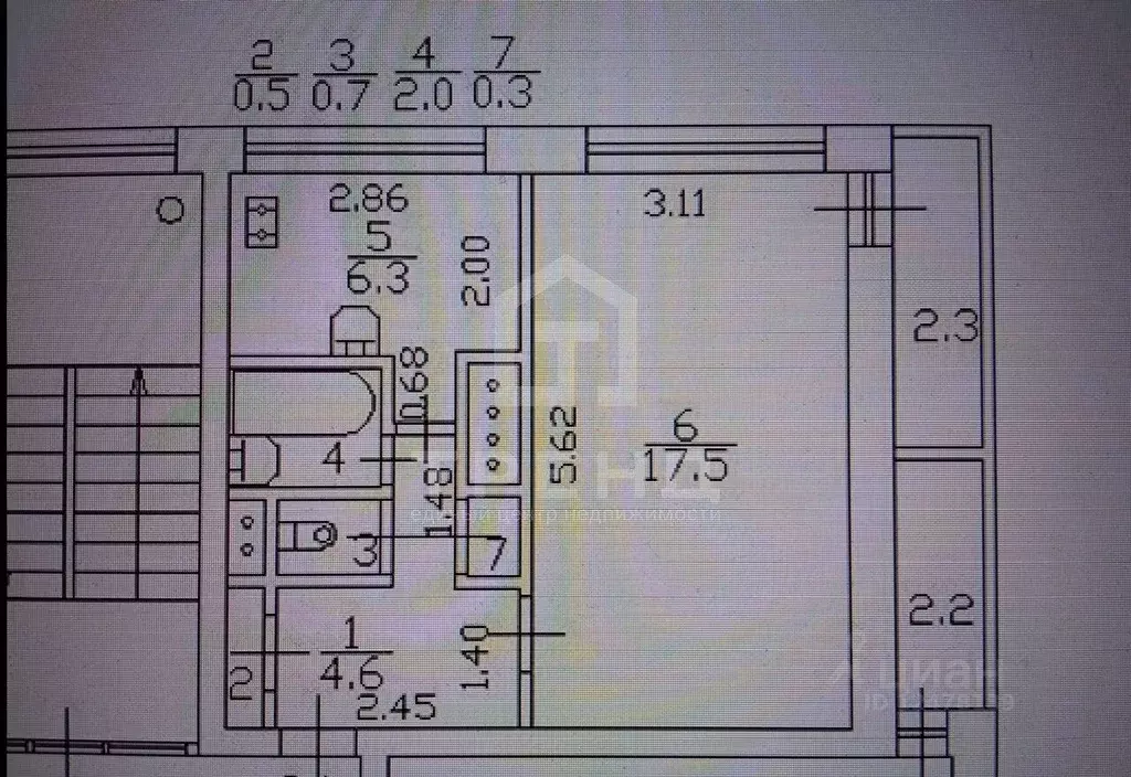 1-к кв. Санкт-Петербург ул. Стойкости, 9 (31.9 м) - Фото 2