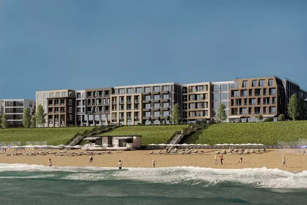 1-к кв. Калининградская область, Зеленоградск  (35.17 м) - Фото 2