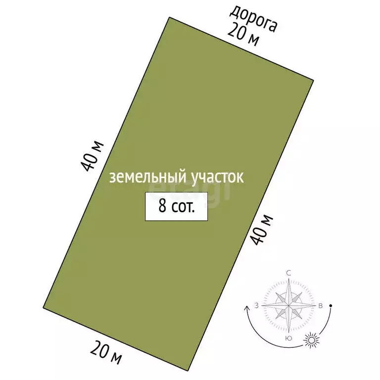 Участок в Доброе, улица Айдын (8 м) - Фото 0