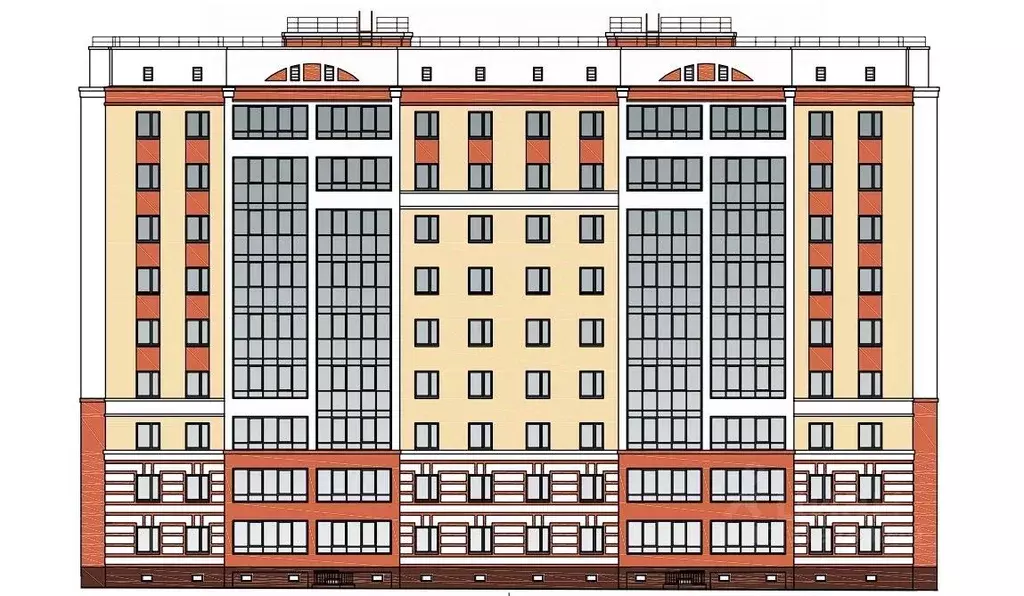4-к кв. Омская область, Омск ул. А.Н. Кабанова, 2 (100.45 м) - Фото 0