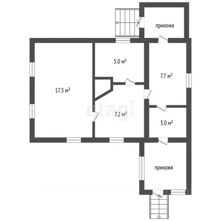 Дом в Воронежская область, Новоусманский район, с. Рогачевка ул. ... - Фото 2