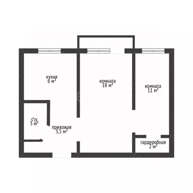 2-к кв. Адыгея, Майкоп Лесная ул., 10 (43.4 м) - Фото 2