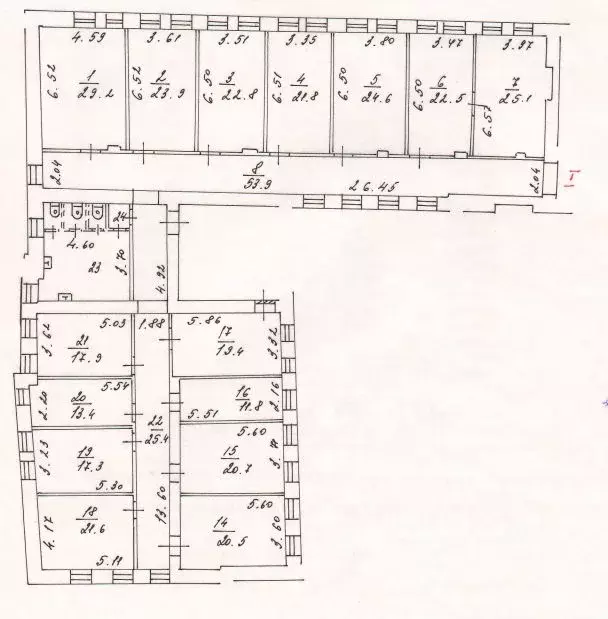 Помещение свободного назначения в Москва Кривоколенный пер., 5С4 (416 ... - Фото 1